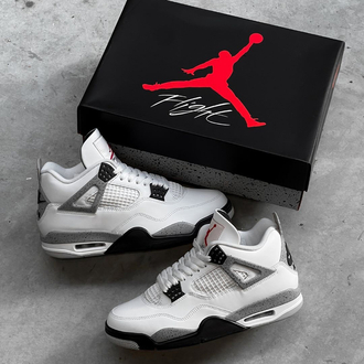 Jordon 4 Retro white black