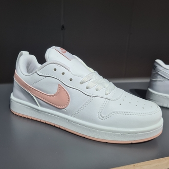 NIKE COURT BEYAZ PEMBE KADIN