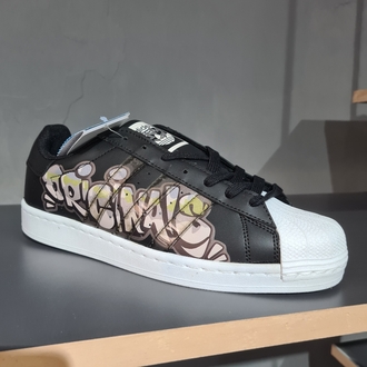 ADIDAS SUPERSTAR SIYAH GRAFITI