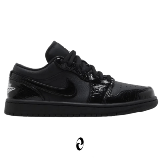 Wmns Air Jordan 1 Low SE 'Black Croc'