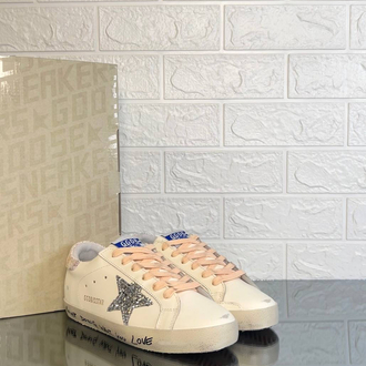 Golden Goose Kadın Krem Pembe Sneaker (İthal)