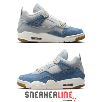 Nike Air Jordan Retro 4 Worn Blue