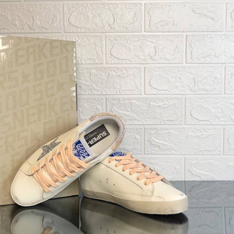 Golden Goose Kadın Krem Pembe Sneaker (İthal)