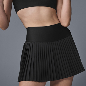 Alo Yoga Grand Slam Tennis Skirt Siyah Şort Etek