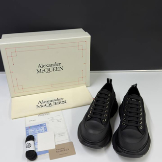 Alexander McQueen Tread Slick Low Lace Up Black Unisex (Premium)