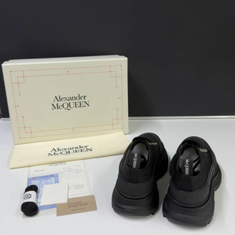 Alexander McQueen Tread Slick Low Lace Up Black Unisex (Premium)