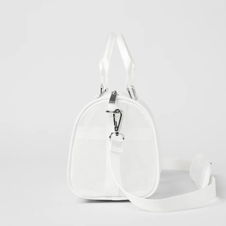 Alo Yoga Çanta Beyaz Mini Sheer Duffle Bag White (Premium)
