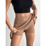 Alo Yoga Şortlu Tayt Etek Latte (OUTLET)