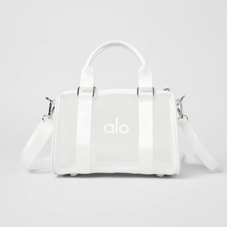 Alo Yoga Çanta Beyaz Mini Sheer Duffle Bag White (Premium)