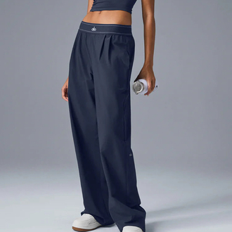 Alo Yoga Pantolon Lacivert Suit Up Trouser (Regular)