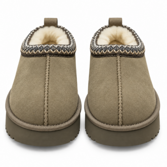 UGG Tasman Platform Burnt Olive | Kadın Terlik