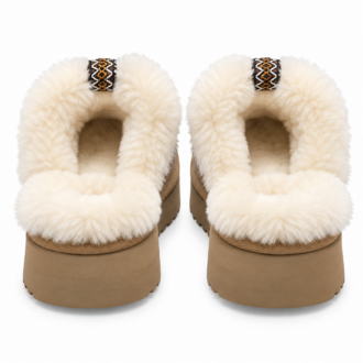 UGG Tazz Slipper Chestnut | Kadın Platform Terlik