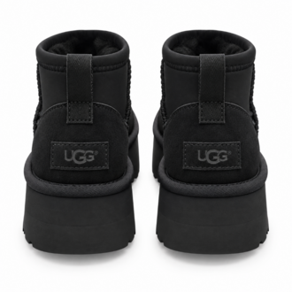 UGG Classic Ultra Mini Platform Black | Kadın Bot