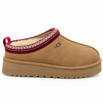 UGG Tasman Platform Chestnut Red | Kadın Terlik