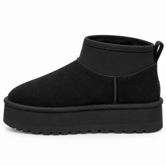 UGG Classic Ultra Mini Platform Black | Kadın Bot