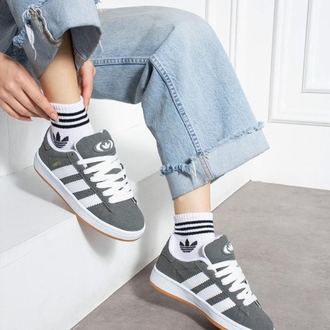  Unisex Campus Günlük Sneaker – Gri Beyaz