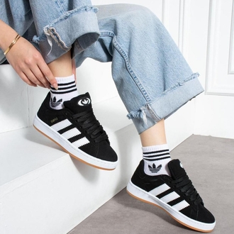 Unisex  Campus Günlük Sneaker – siyah Beyaz 