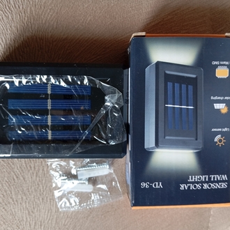 Güneş enerjili duvar lambası çift yönlü