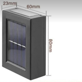 Güneş enerjili duvar lambası çift yönlü