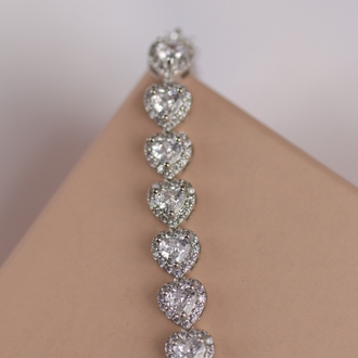 Zirkon Taşlı Silver Bileklik