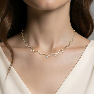 Luxe Aşk Işıltısı Kolye