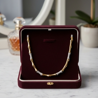Bamboo Luxe Gold Kolye