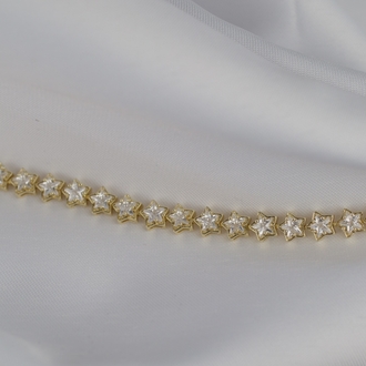 Gold Zirkon Taş Bileklik