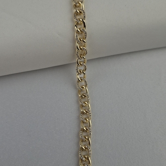 Işıltılı 14k Gold Zincir Bileklik