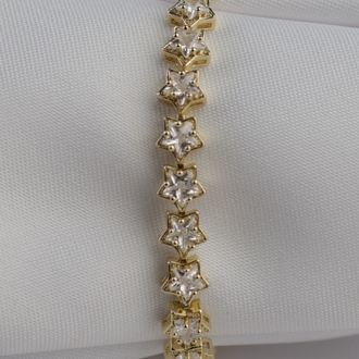 Gold Zirkon Taş Bileklik