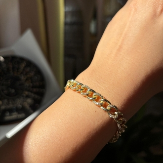 Işıltılı 14k Gold Zincir Bileklik