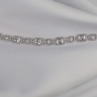 Zirkon Taş Işıltı Silver Bileklik