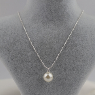 İnci Tanesi Silver Kolye