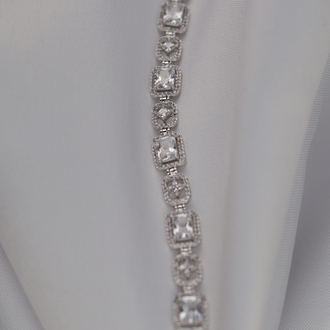 Zirkon Taş Işıltı Silver Bileklik