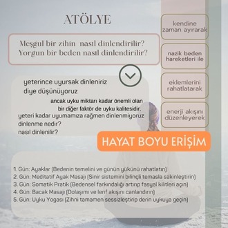 Meşgul Zihin, Yorgun Beden:  – Ayaklar, Somatik Pratik ve Uyku Yogası