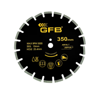 GFB Asfalt Kesme Testere Lazer Kaynaklı 300 x 25.4 x 10mm