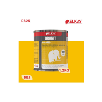 Elkay Granit Mermer Yapıştırıcı Bej 1200 gr