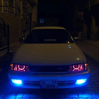 TOYOTA COROLLA EFSANE KASA / U TİP ANGEL SETİ 64 RENK TELEFON KONTROLLÜ