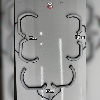 HER ARACA UYUMLU FAR İÇİ L TİP ANGEL 64 RENK TELEFON KONTROLLÜ 135MM