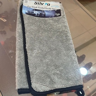SİLVİA CAR WASH TWİSTED DOUBLE WAY OTO KURULAMA BEZİ GRİ 40X60 PREMİUM