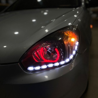 FAR İÇİ KRİSTAL LED 16 LEDLİ TELLİ SELAMLAMALI VE KAYAR SİNYALLİ