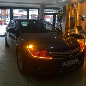 OPEL ASTRA H / 4LÜ O TİP ANGEL SETİ 64 RENK TELEFON KONTROLLÜ