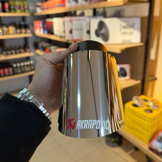 HER ARACA UYUMLU KROM AKRAPOVİC EGSOZ BAŞLIĞI TEK ÇIKIŞLI
