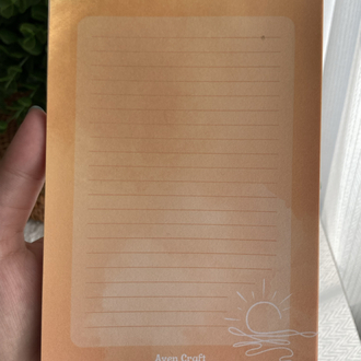 A6 Sunset Notepad