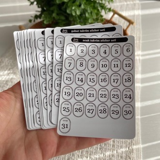 Zamansız Takvim Sticker Seti