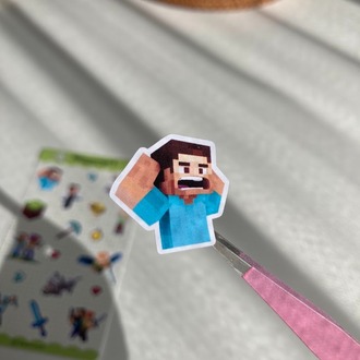 Minecraft Sticker Seti