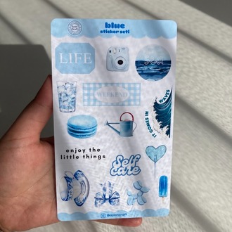 Blue Sticker Seti