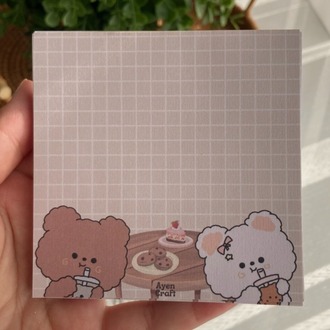 Kawaii Bears Notepad