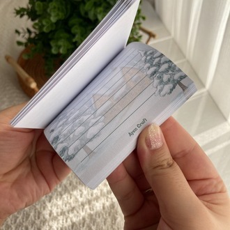 Winter Notepad