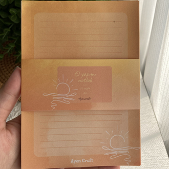 A6 Sunset Notepad