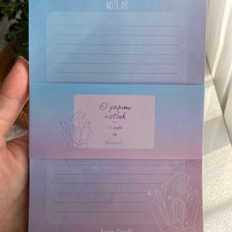 A6 Kristal Notepad